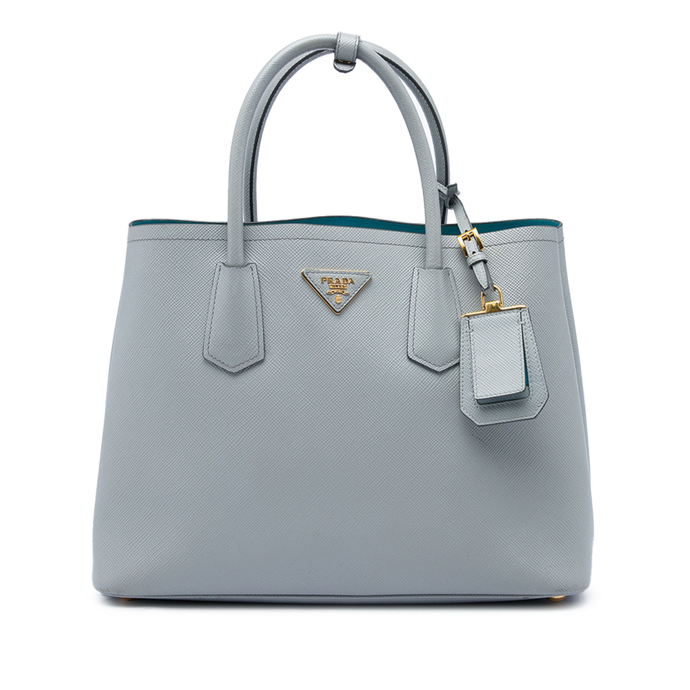 Pre-Loved Prada Medium Saffiano Cuir Double Satchel